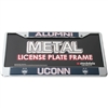 Uconn Huskies Alumni Metal License Plate Frame W/domed Insert - Alumni/Uconn - ALT