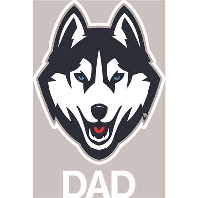 Uconn Huskies Transfer Decal - Dad