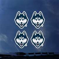 UConn Huskies Transfer Decals - Set of 4