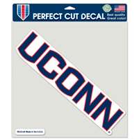UConn Huskies Full Color Die Cut Decal - 8" X 8" - Alt