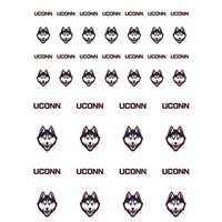 UConn Huskies Small Sticker Sheet - 2 Sheets