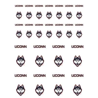 UConn Huskies Small Sticker Sheet - 2 Sheets