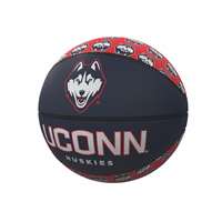 UConn Huskies Mini Rubber Repeating Basketball