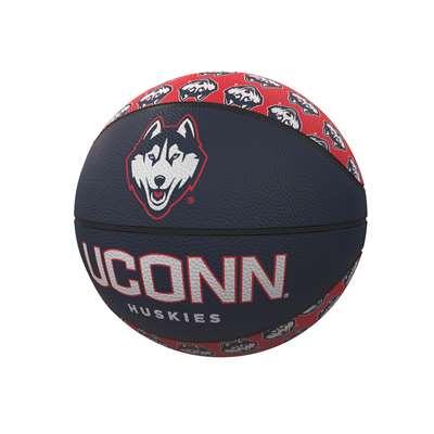 UConn Huskies Mini Rubber Repeating Basketball