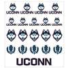 UConn Huskies Multi-Purpose Vinyl Sticker Sheet