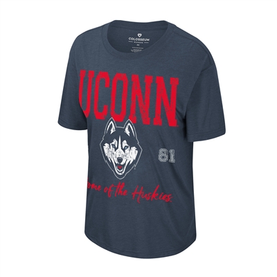 UConn Huskies Womens Colosseum Ever Oversized T-Sh