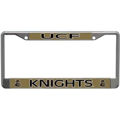 Central Florida Knights Metal License Plate Frame w/Domed Acrylic
