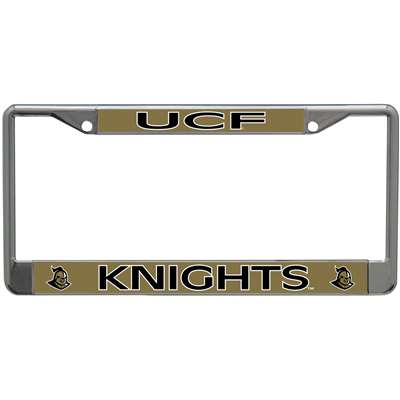 Central Florida Knights Metal License Plate Frame w/Domed Acrylic