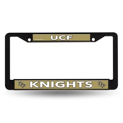 UCF Knights Black Plastic License Plate Frame
