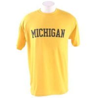 Michigan T-shirt - Michigan Straight - By Champion - Champion Yellow