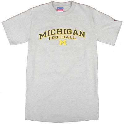 Michigan Football T-shirt - Michigan Arched Above