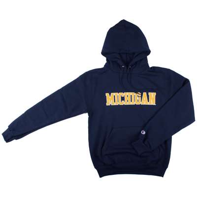 Michigan Hooded Sweatshirt - - By Champion -
