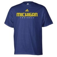 Michigan Adidas S/s Football Tee
