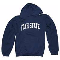 Utah State Hooded Sweatshirt - Navy