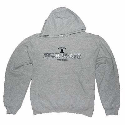 Utah State Hooded Sweatshirt - Heather