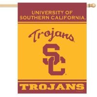 Usc Banner - Vertical Flag - 27 X 37 Inches