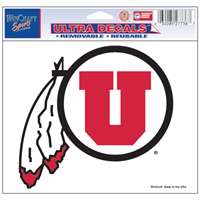 Utah Utes Ultra Decal 5" x 6"