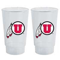 Utah Utes Plastic Tailgate Cups - Set of 4