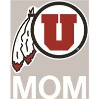 Utah Utes Transfer Decal - Mom