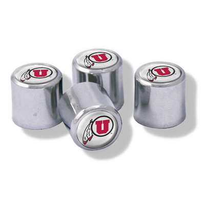Utah Utes Domed Valve Stem Caps