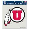 Utah Utes Full Color Die Cut Decal - 8" X 8"