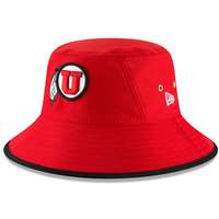 Utah Utes New Era Hex Bucket Hat - Red