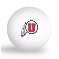 Utah Utes Ping Pong Balls - 6 Pack