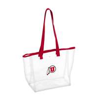 Utah Utes Clear Stadium Tote Bag