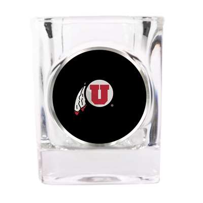 Utah Utes Shot Glass - Metal Logo