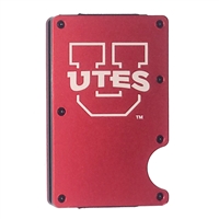 Utah Utes Aluminum RFID Cardholder - Red