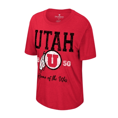Utah Utes Womens Colosseum Ever Oversized T-Shirt