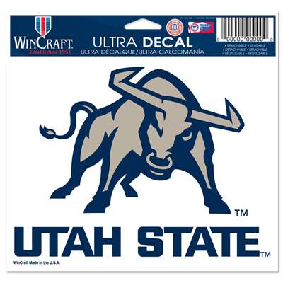 Utah State Aggies Ultra Decal 5" x 6"
