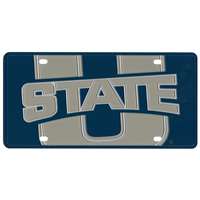 Utah State Aggies Full Color Mega Inlay License Plate