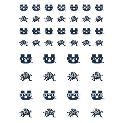 Utah State Aggies Small Sticker Sheet - 2 Sheets