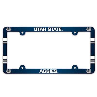Utah State Aggies Plastic License Plate Frame