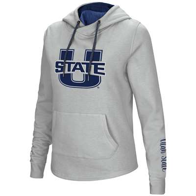 Utah State Aggies Women's Colosseum Crossover Neck Hoodie