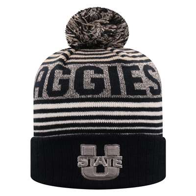 Utah State Aggies Top of the World Overt Cuff Knit Beanie