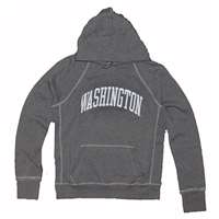 Washington Hooded Sweatshirt - Ladies Hoody By League - Midnight Heather