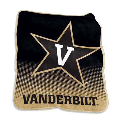 Vanderbilt Commodores Raschel Throw Blanket - Fade