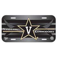 Vanderbilt Commodores Plastic License Plate