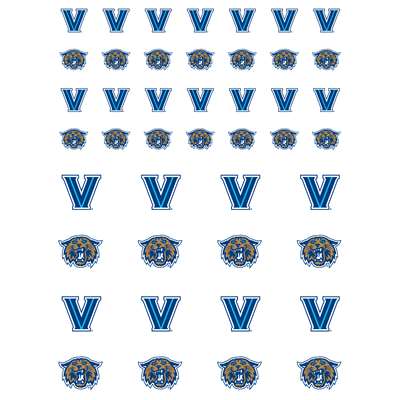 Villanova Wildcats Small Sticker Sheet - 2 Sheets