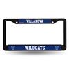 Villanova Wildcats Black Plastic License Plate Frame