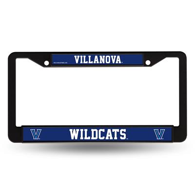 Villanova Wildcats Black Plastic License Plate Frame