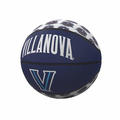 Villanova Wildcats Mini Rubber Repeating Basketbal