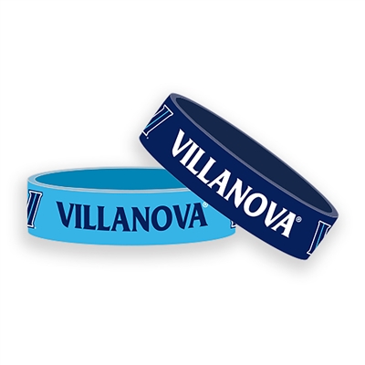 Villanova Wildcats Wide Rubber Wristband - 2 Pack