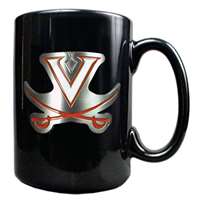 Virginia Cavaliers 15oz Black Ceramic Mug