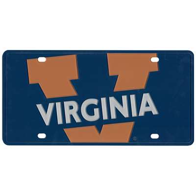 Virginia Cavaliers Full Color Mega Inlay License Plate