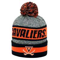 Virginia Cavaliers Top of the World Cumulus Pom Knit Beanie