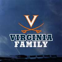 Virginia Cavaliers Transfer Decal - Family