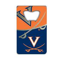 Virginia Cavaliers Steel Credit Card Bottle Opener